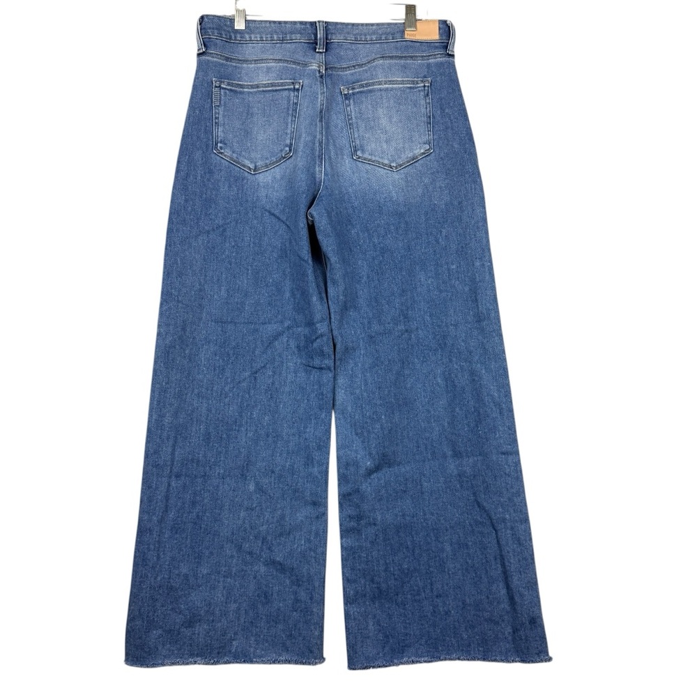 Paige Anessa 31” Wide Leg Raw Hem Jeans - Picture 4 of 9